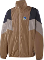 NBA Dynasty Series Golden State Warriors Colorblock Barn Jacket Tan/Gold Unisex APOTW00753GSW78 NBA Dynasty Series Golden State Warriors Colorblock Barn Jacket Tan/Gold Unisex APOTW00753GSW78