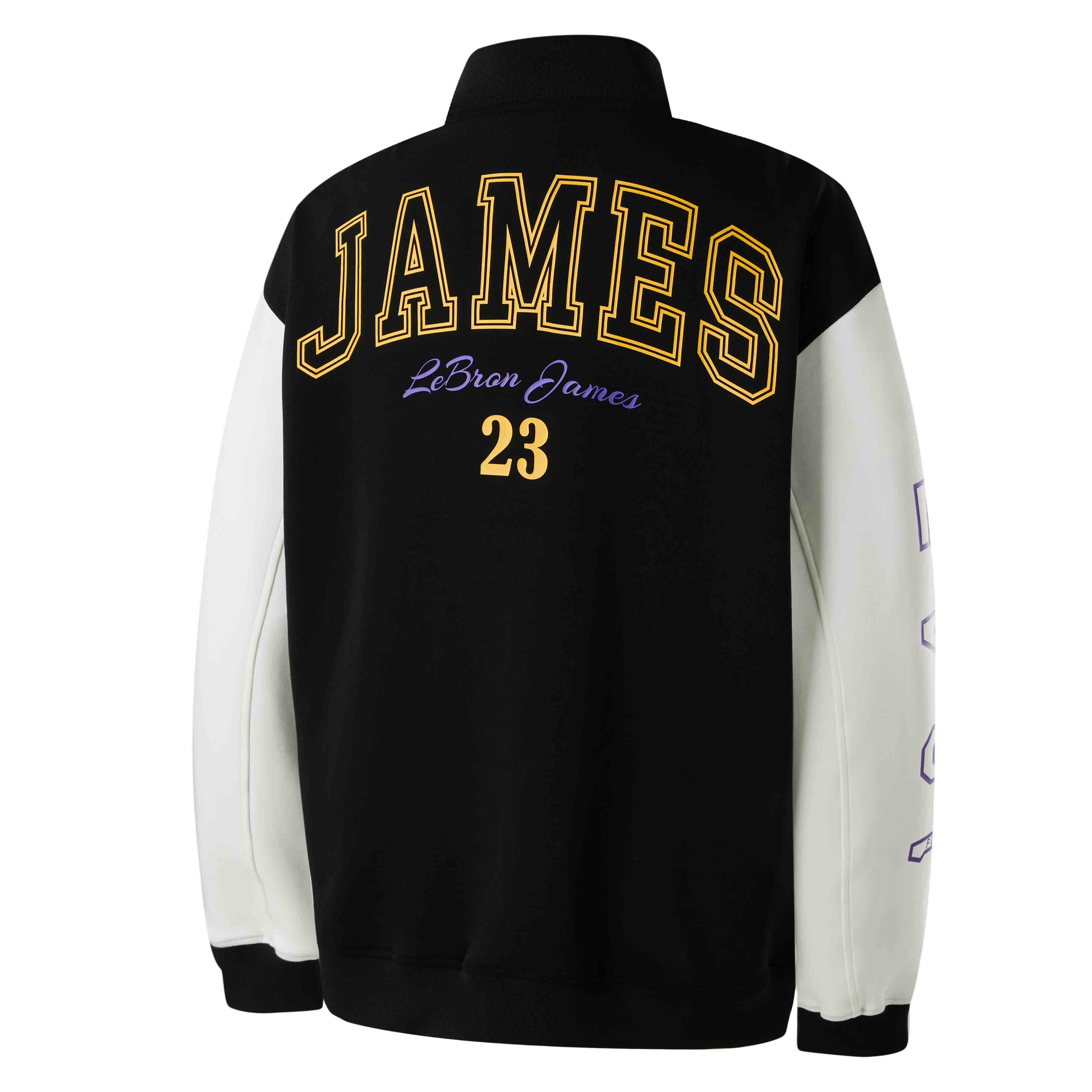 NBA Dynasty Series Los Angeles Lakers LeBron James Unisex Black Fashion Jacket APJAK00637LALLBJ01
