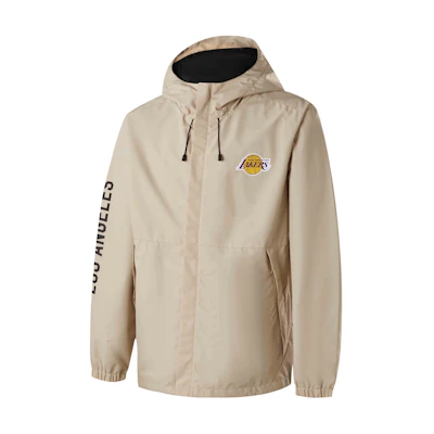 NBA Dynasty Series Los Angeles Lakers Windbreaker Jacket Unisex Beige White APOTW00768LAL92