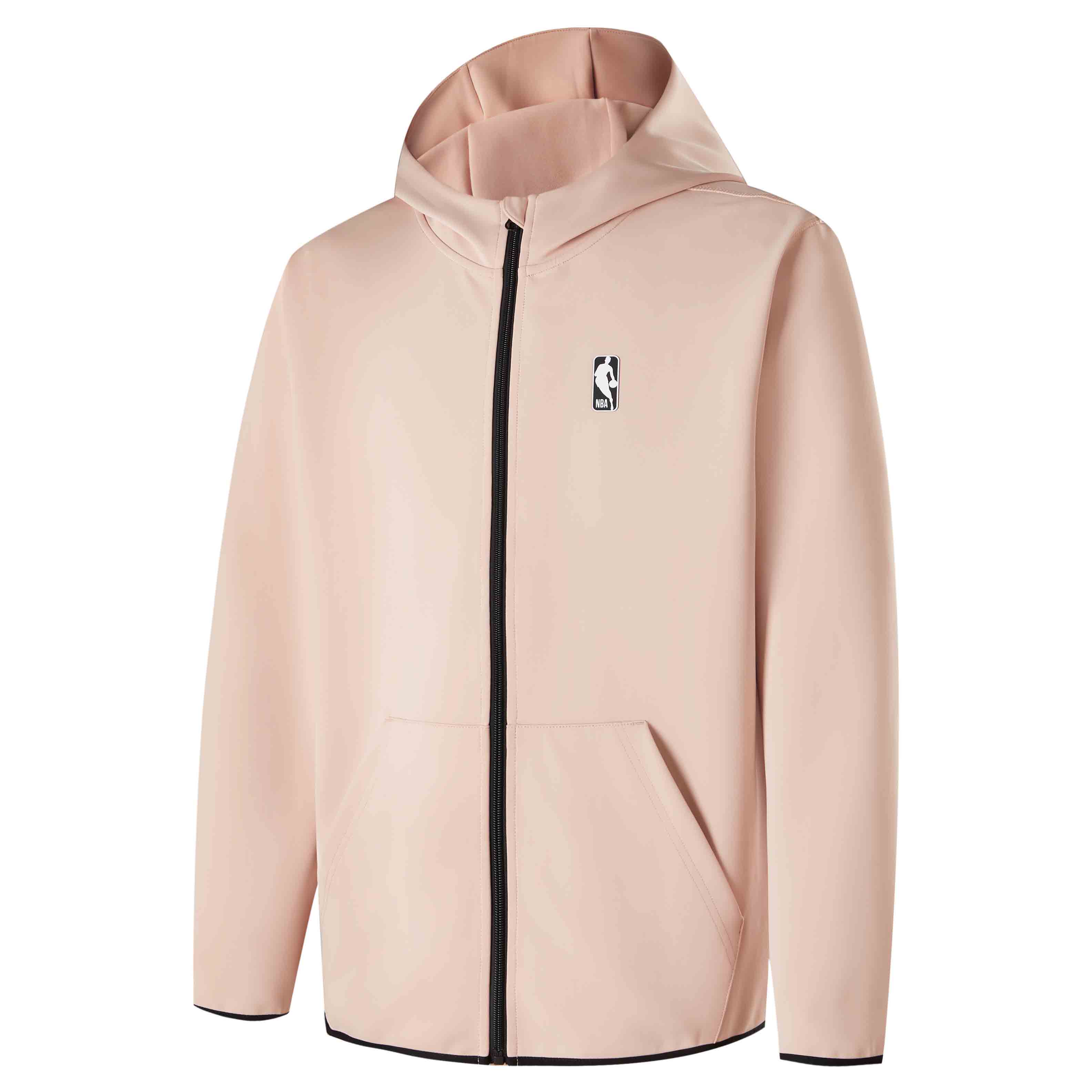 NBA Dynasty Series Retro Outdoor Zip Hoodie Unisex Light Gray Orange APOTW00775NBA68