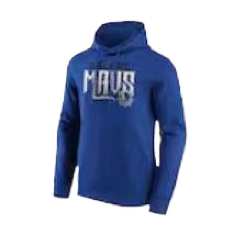 NBA Fanatics Dallas Mavericks Home Logo Hoodie Blue 12088956