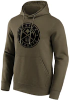 NBA Fanatics Denver Nuggets Olive Green Logo Hoodie Fashion Pick 12087130 NBA Fanatics Denver Nuggets Olive Green Logo Hoodie Fashion Pick 12087130