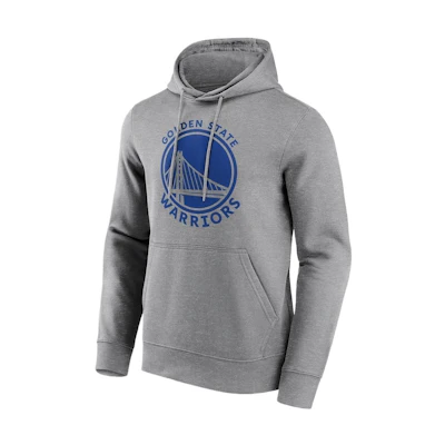 NBA Fanatics Golden State Warriors Mono Logo Hoodie Men’s Grey Long Sleeve Sweatshirt 12088802