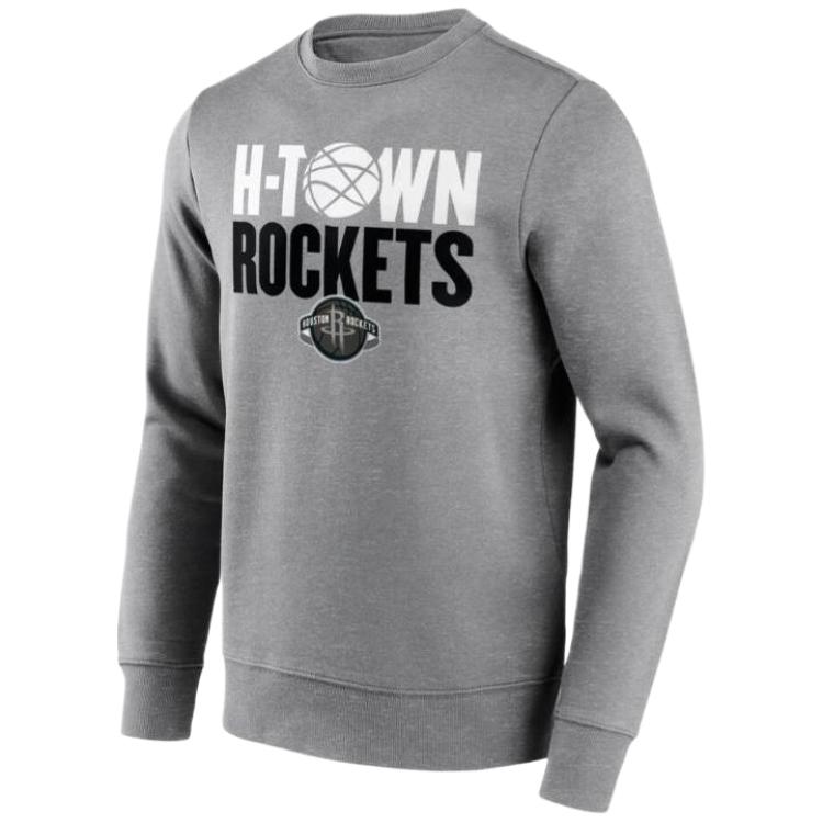 NBA Fanatics Houston Rockets Iconic Hometown Crewneck Sweatshirt Grey () 12089303
