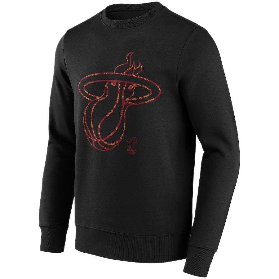 NBA Fanatics Miami Heat Christmas Jumper Graphic Crew Sweatshirt Black - 13340835
