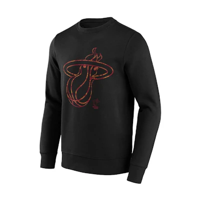 NBA Fanatics Miami Heat Christmas Jumper Graphic Crew Sweatshirt Black - 13340835