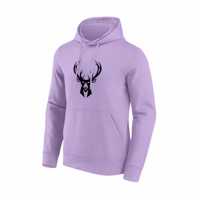NBA Fanatics Milwaukee Bucks Purple Pullover Hoodie 200360805