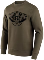 NBA Fanatics New Orleans Pelicans Crewneck Sweatshirt Brown () 12087169 NBA Fanatics New Orleans Pelicans Crewneck Sweatshirt Brown () 12087169
