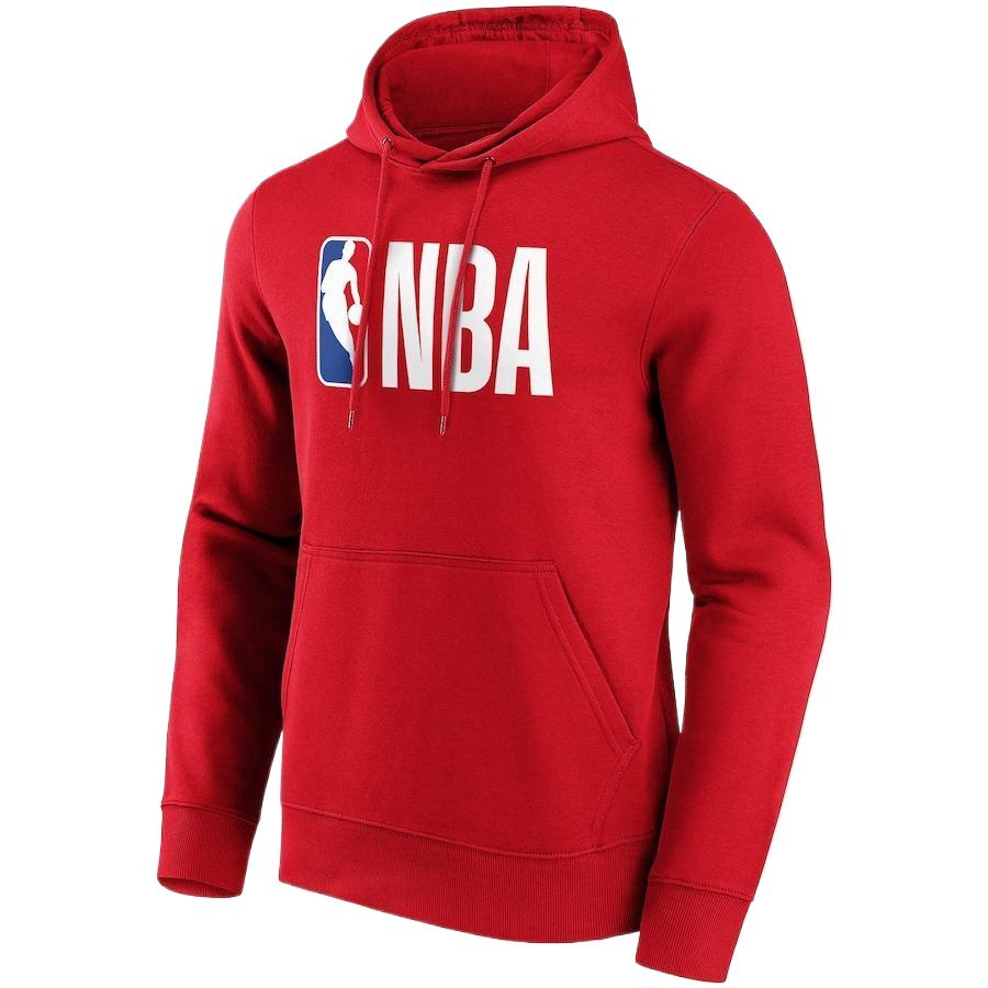 NBA Fanatics New Orleans Pelicans Logo Pullover Hoodie Men’s Red 12088892