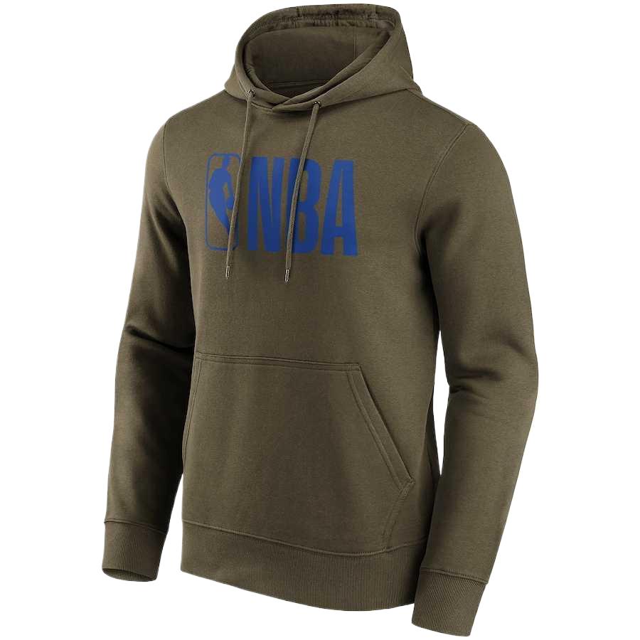 NBA Fanatics Olive Green Hoodie Casual Long Sleeve Sweatshirt 12088624