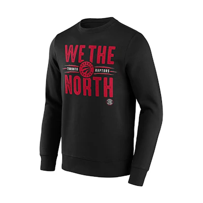 NBA Fanatics Toronto Raptors Crewneck Long Sleeve Sweatshirt Black - 12088964