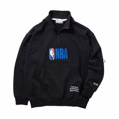 NBA FW23 Off-Court Solid Logo Embroidered Pullover Unisex Hoodie Black 23070600940020-001