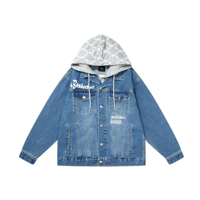 NBA Giannis Casual Detachable Hood Loose Jacket Unisex N223DJ805C