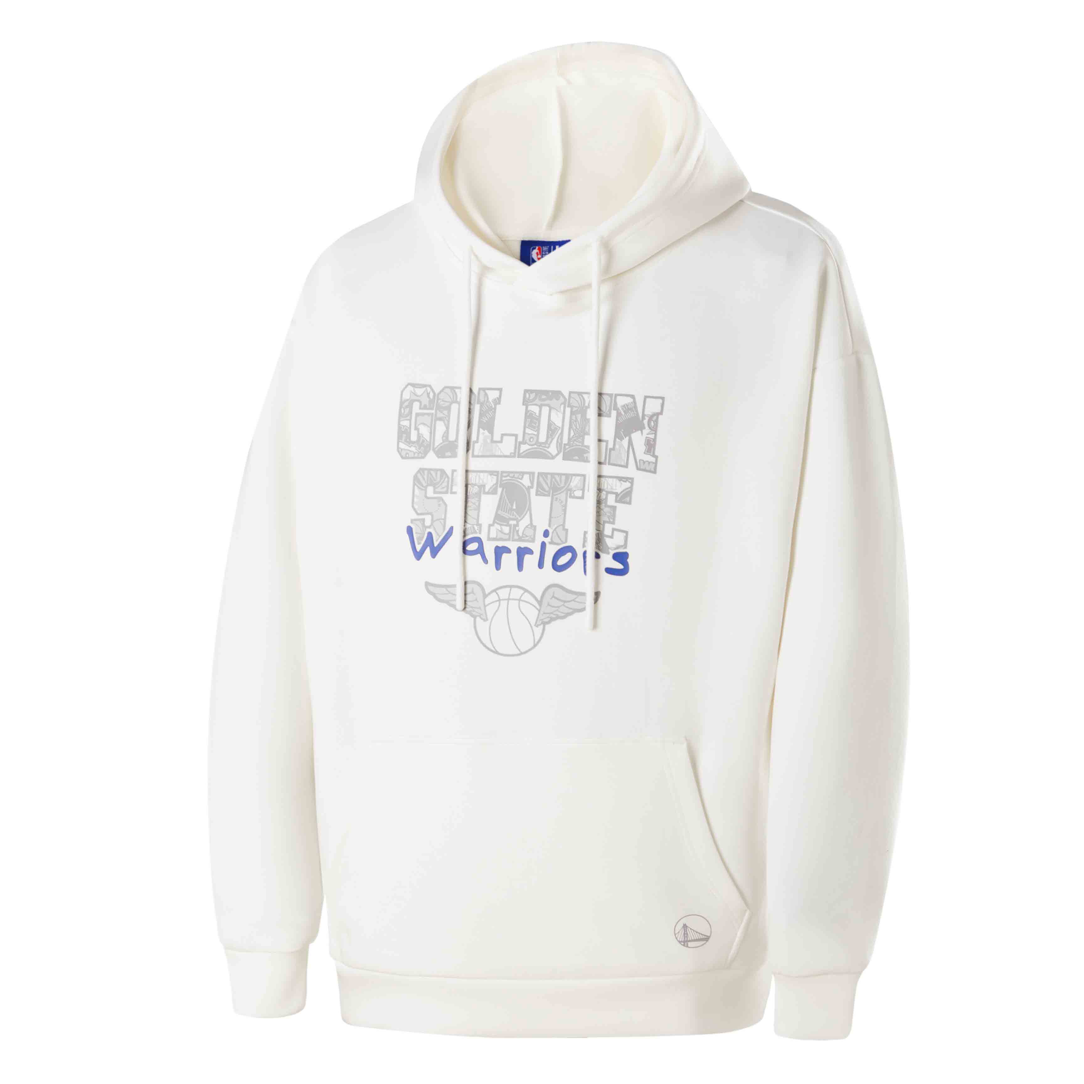NBA Golden State Warriors Court Series Retro Hoodie Unisex White APHOD00770GSW02