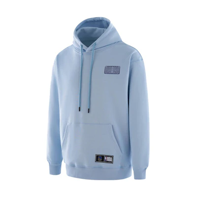 NBA Golden State Warriors Letter Print Hoodie Blue Unisex Long-Sleeve Pullover APHOD00009GSW66