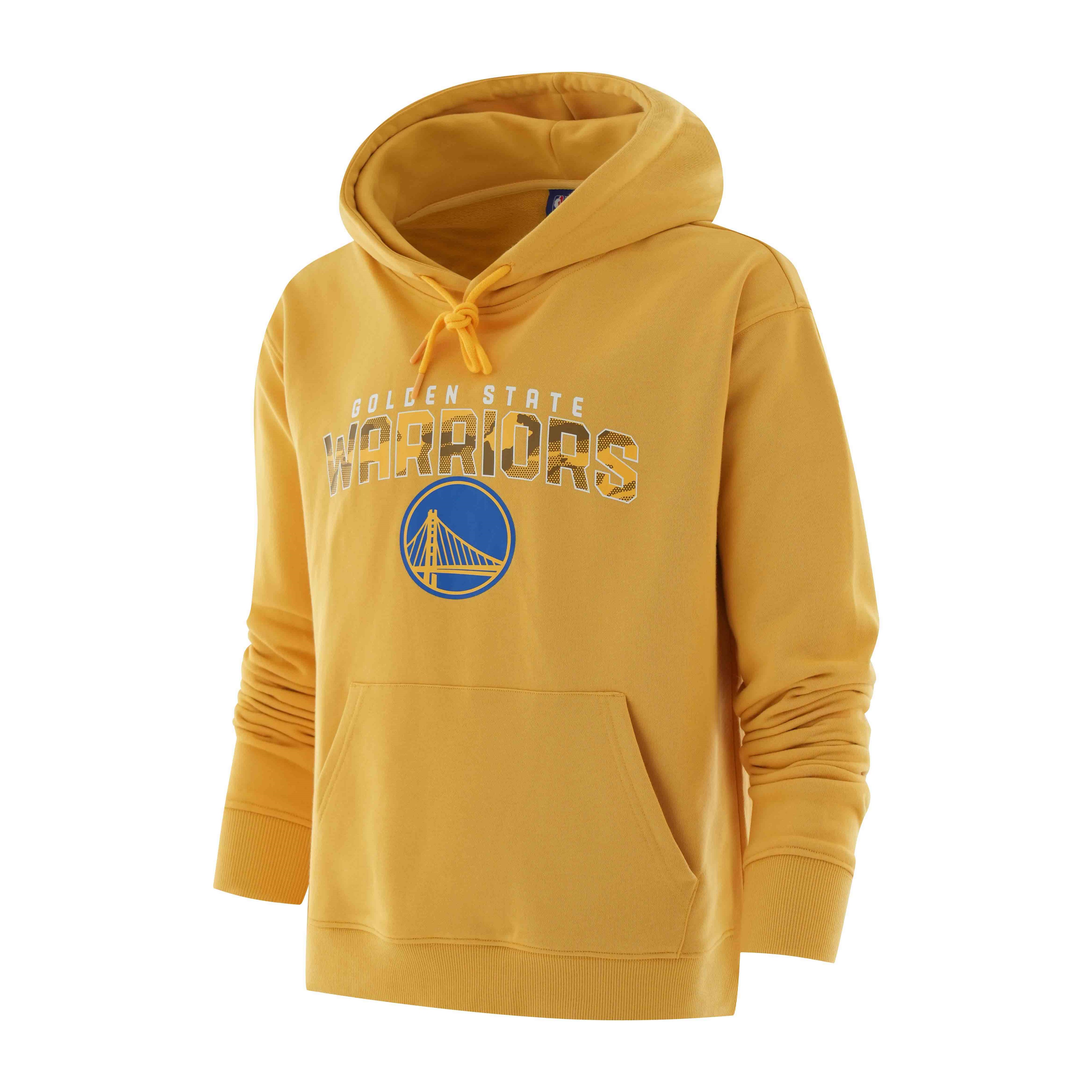 NBA Golden State Warriors Logo Hoodie Unisex Yellow Pullover Sweatshirt F3APFA22HD13664GSW