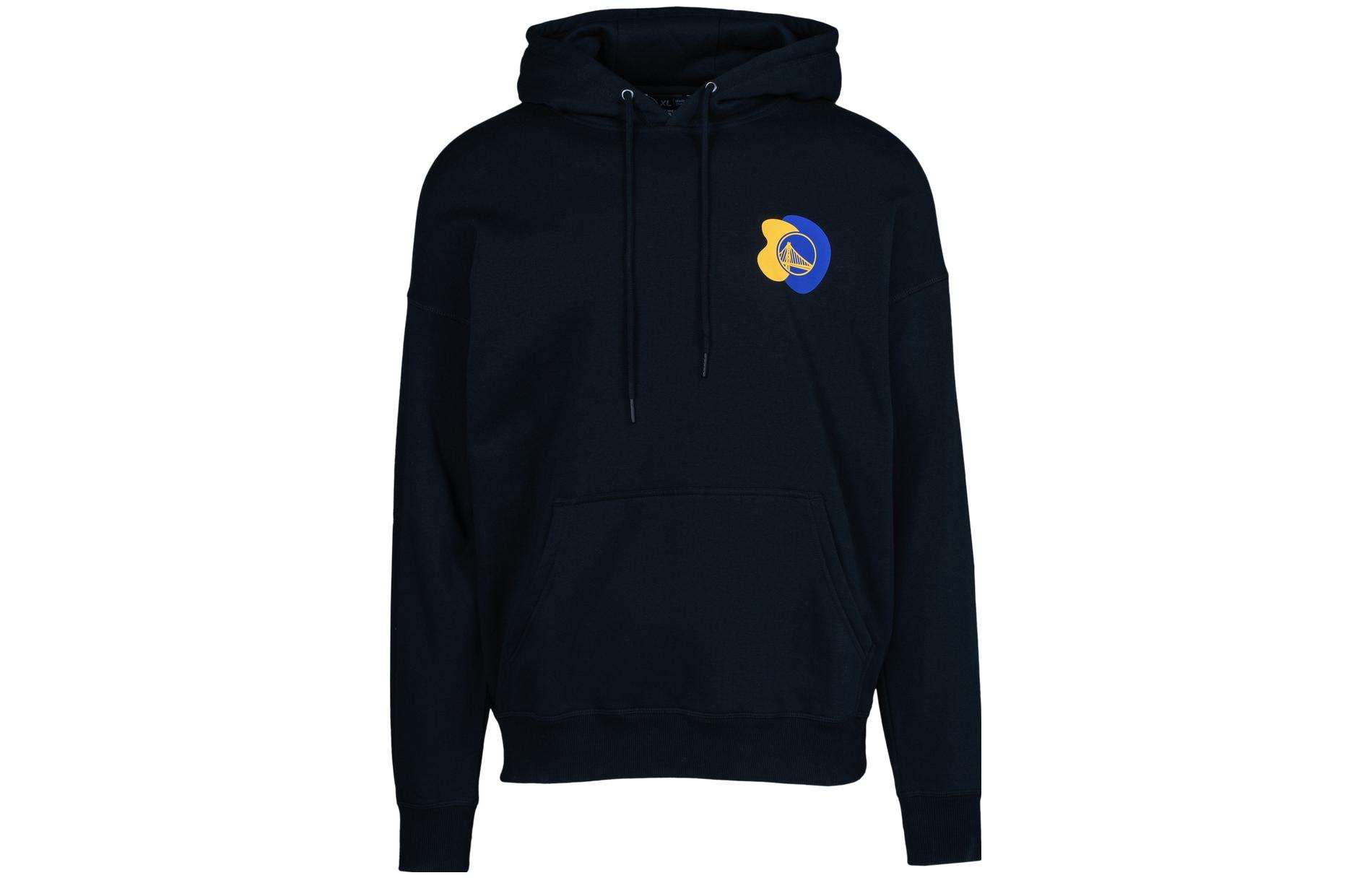 NBA Golden State Warriors Multicolor Logo Hoodie Black () LWAPHO22HD13524GSW