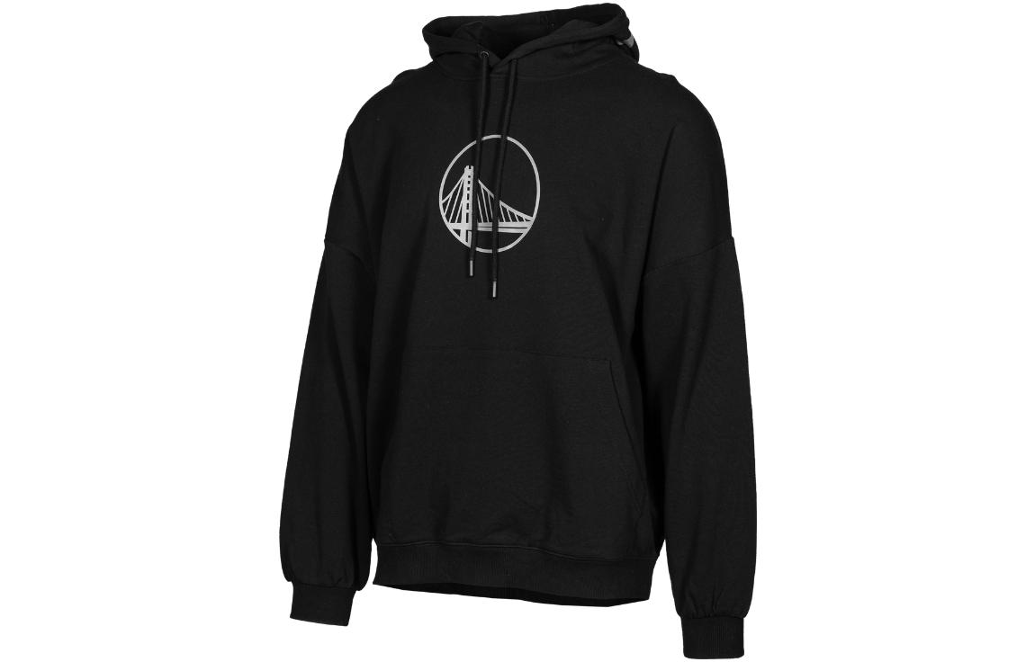 NBA Golden State Warriors Premium Pullover Sweatshirt Black Mens Casual Long Sleeve LWAPSP22HD12363GSW