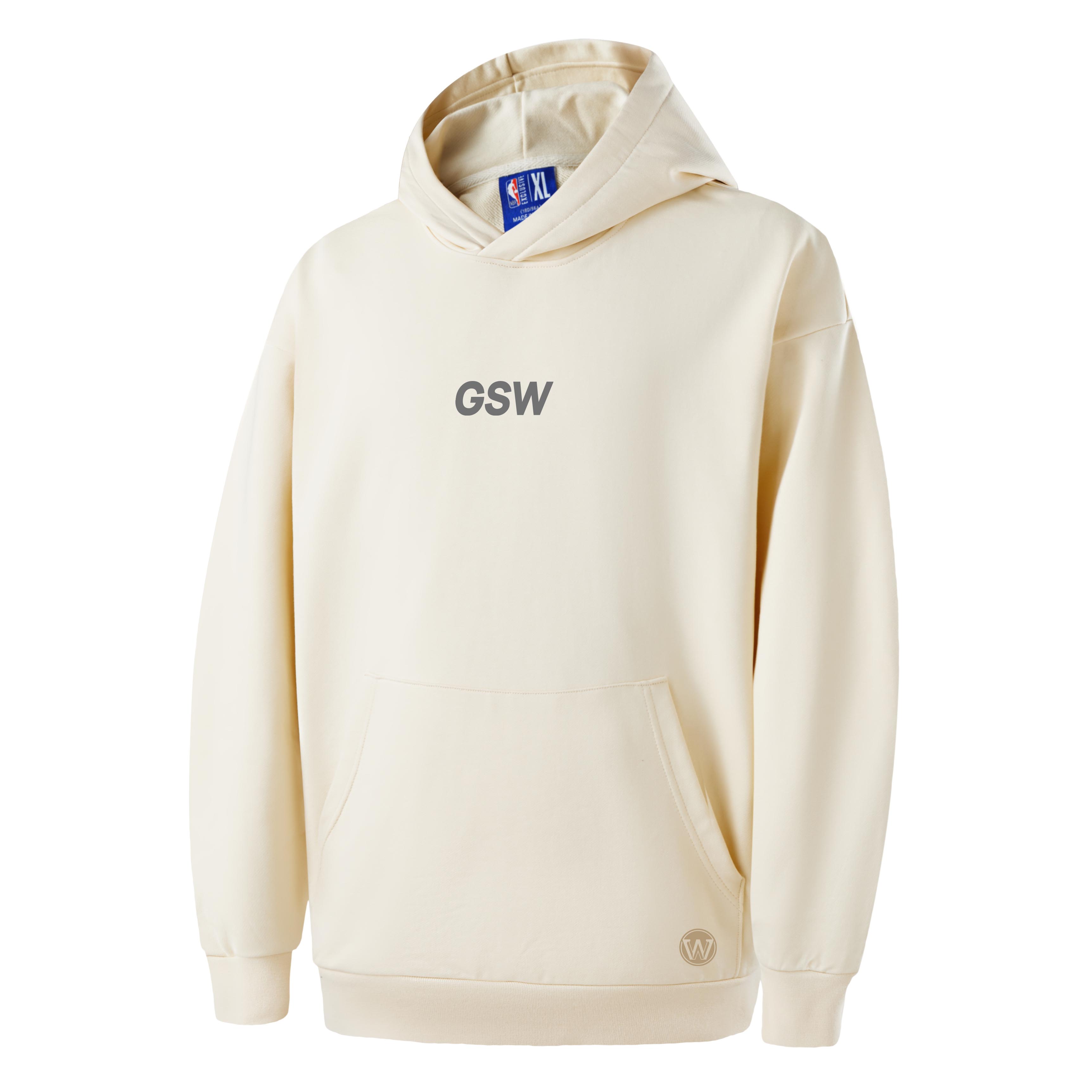 NBA Golden State Warriors Team Story Loose Hoodie Beige Unisex APHOD00159GSW12