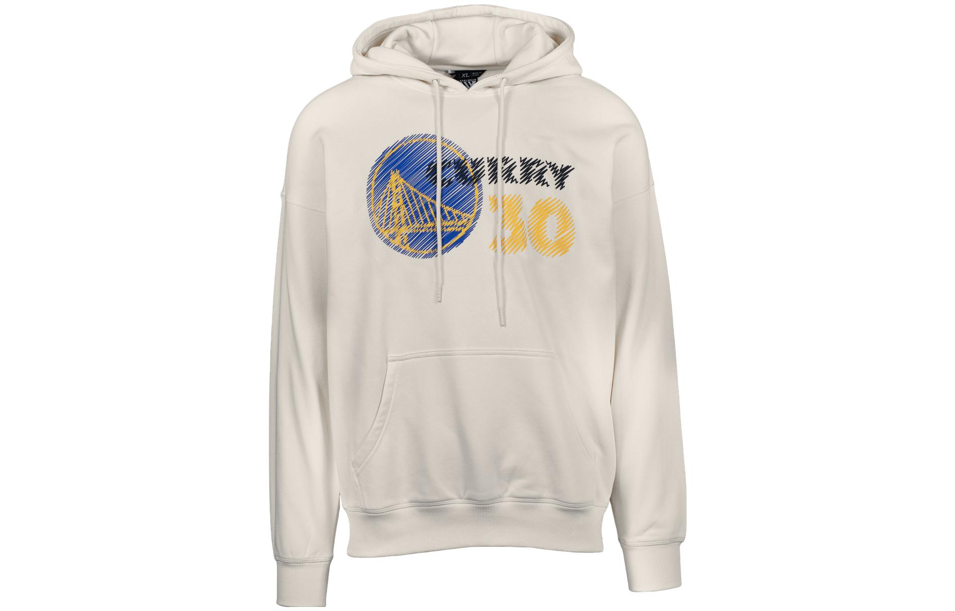 NBA Graffiti Series Golden State Warriors Stephen Curry Hoodie Beige () LWAPHO22HD13326GSW