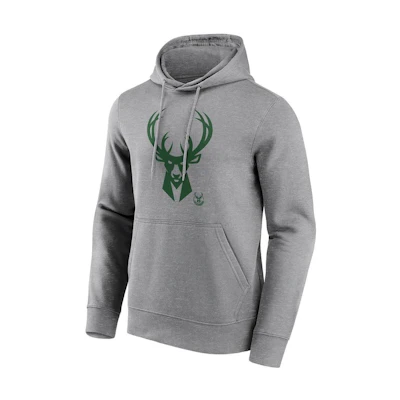NBA Gray Hoodie with Breathable Comfort and Animal Print Design 12088804