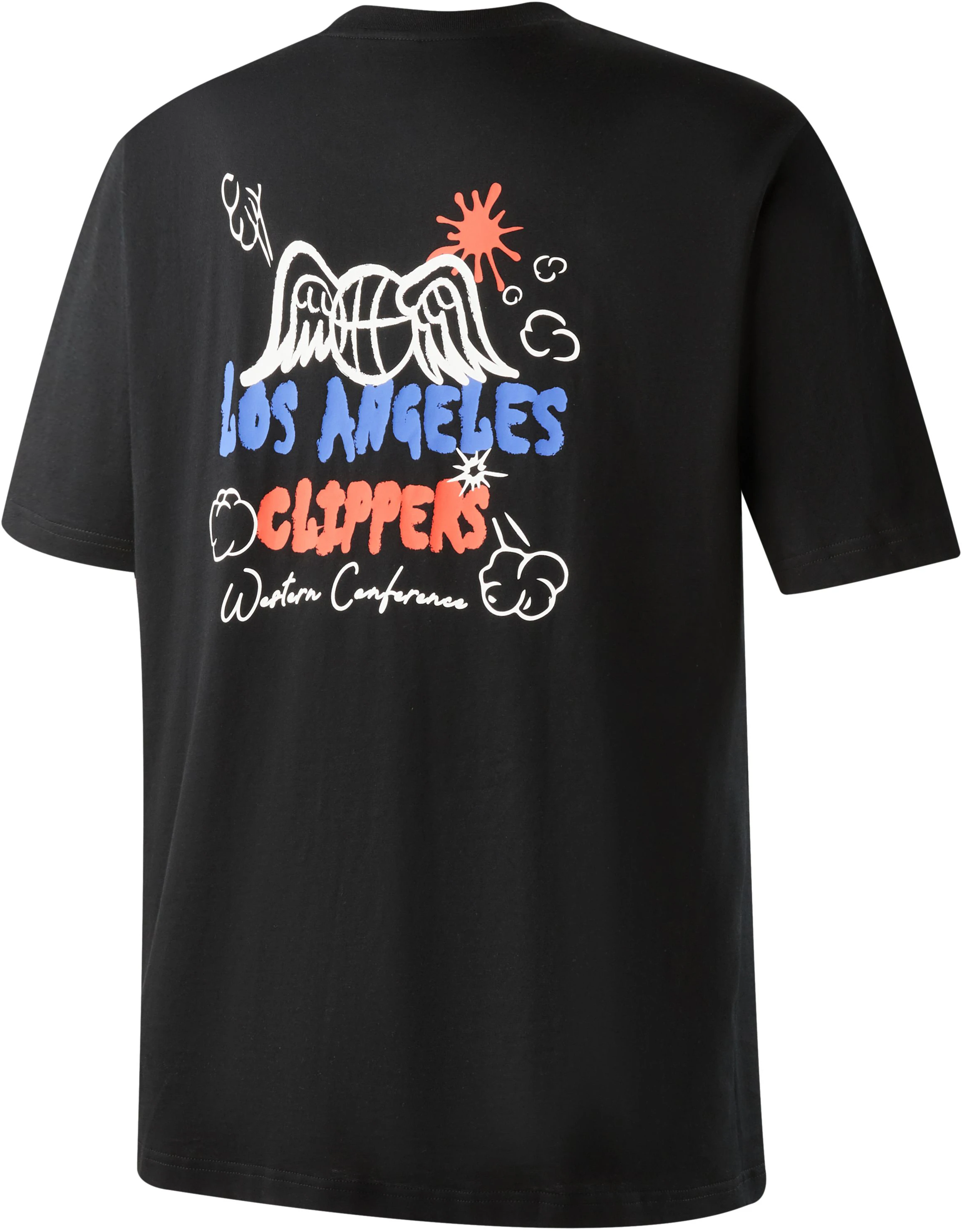 nba-happy-sport-series-la-clippers-loose-fit-black-graphic-tee-unisex-aptee-00535-lac-01