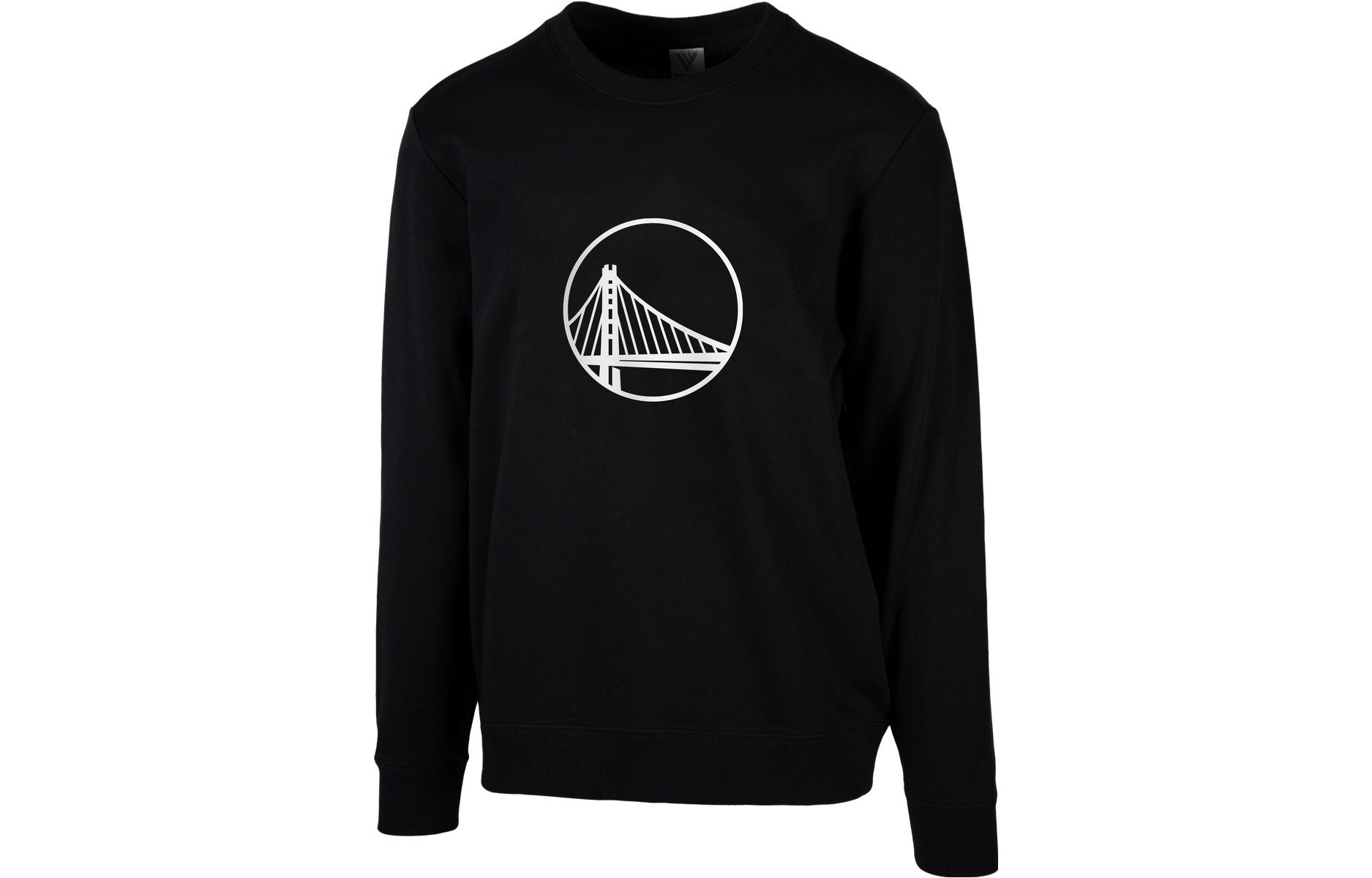 NBA Heroes Series Klay Thompson Warriors #11 Black Crewneck Sweatshirt Men LWAPSP22CR12582GSW