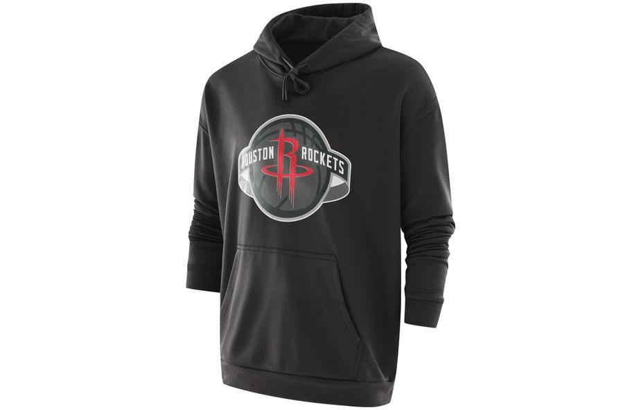 NBA Houston Rockets Black Hoodie Sweatshirt Unisex Pullover with Letter Print F3APSP22HD12547HOU
