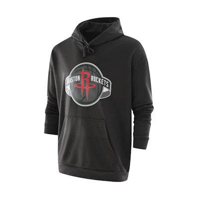 NBA Houston Rockets Black Hoodie Sweatshirt Unisex Pullover with Letter Print F3APSP22HD12547HOU