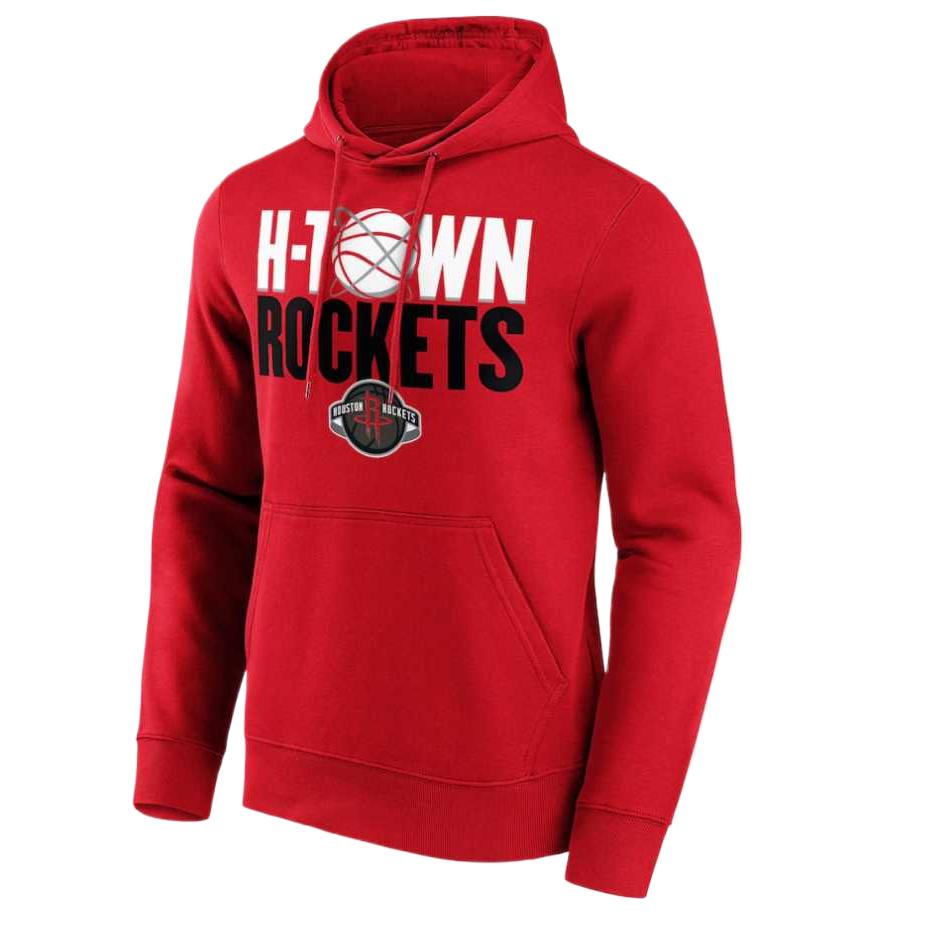 NBA Houston Rockets City Edition Logo Hoodie Red - 12089140