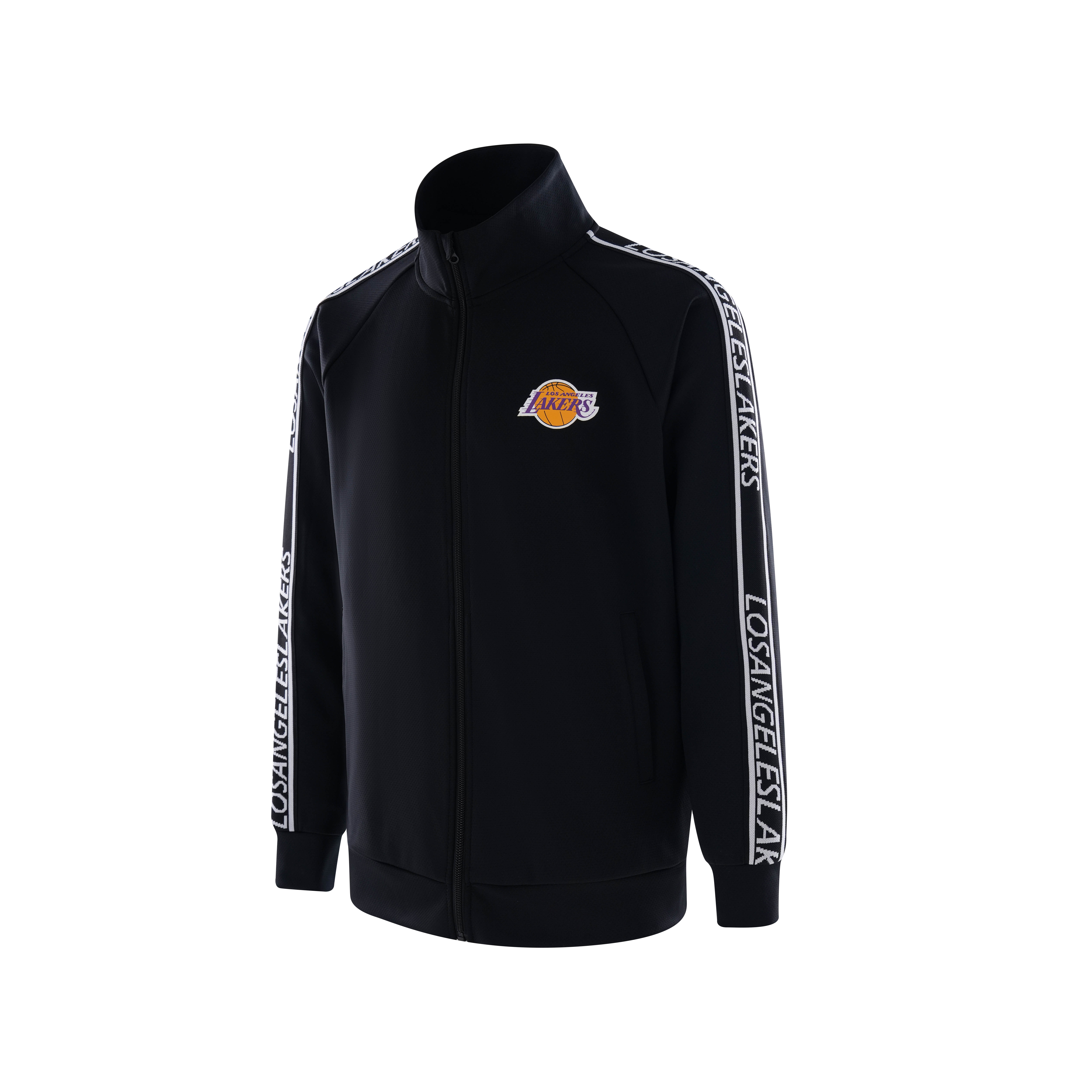 NBA Icon Series Los Angeles Lakers Midnight Black Track Jacket Unisex APOTW00025LAL19