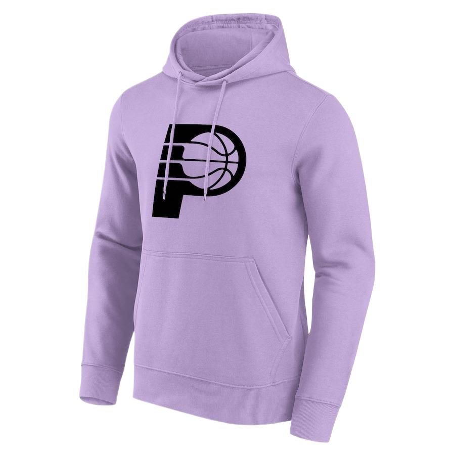 NBA Indiana Pacers Fanatics Logo Drawstring Hoodie Purple - 200360824