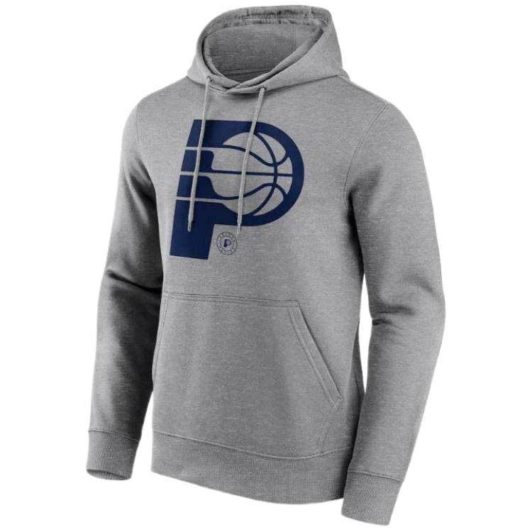 NBA Indiana Pacers Fanatics Logo Graphic Hoodie Gray 12088814