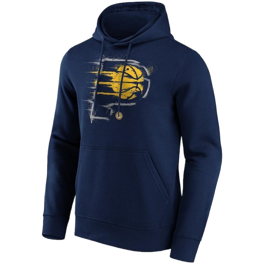 NBA Indiana Pacers Fanatics Splatter Print Hoodie Blue ( Casual Wear) 12088122