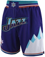 NBA Jazz Mitchell & Ness Letter Print Breathable Basketball Shorts Purple MNAPFA21SP10606UTA NBA Jazz Mitchell & Ness Letter Print Breathable Basketball Shorts Purple MNAPFA21SP10606UTA