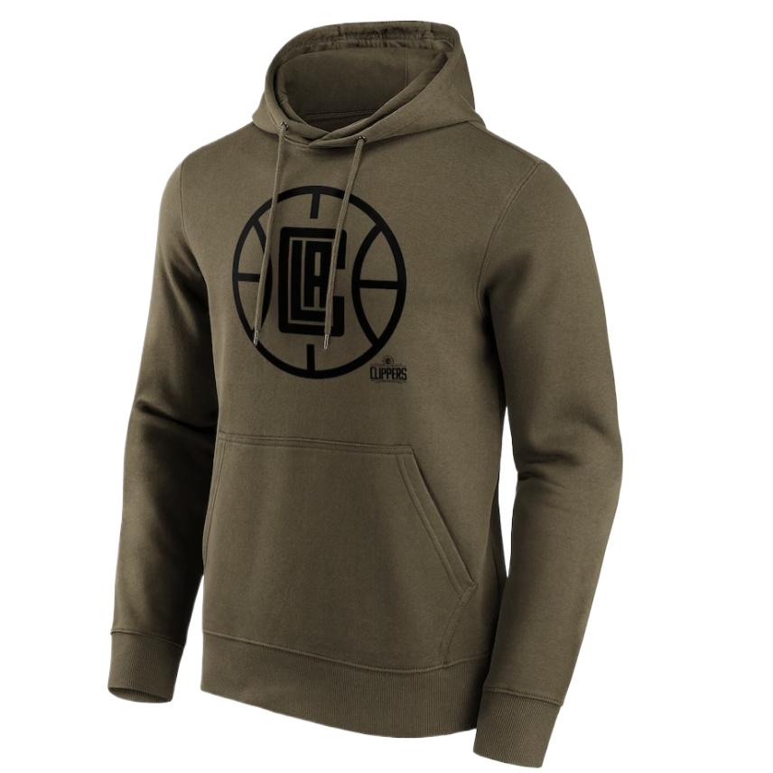 NBA LA Clippers Fanatics Green Hoodie Graphic Long Sleeve Sweatshirt 12087156