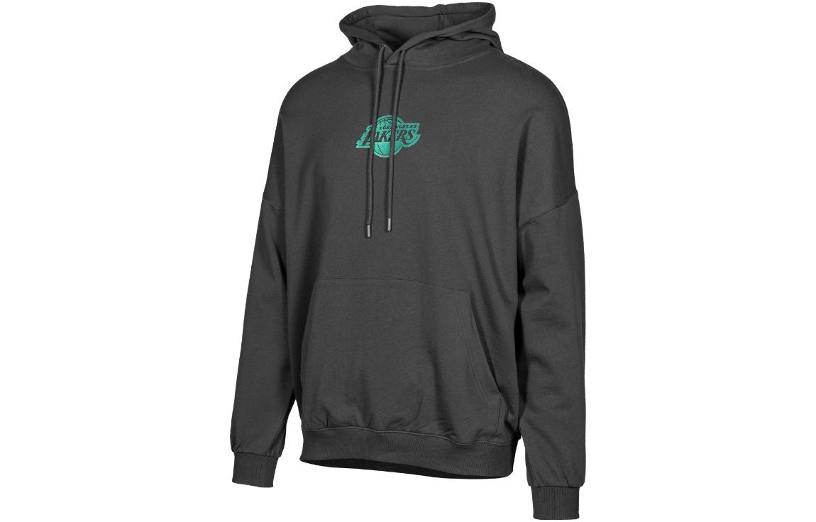 NBA Lakers LeBron James Gray Hoodie Casual Pullover Long-Sleeve Sweatshirt LWAPSP22HD12364LAL