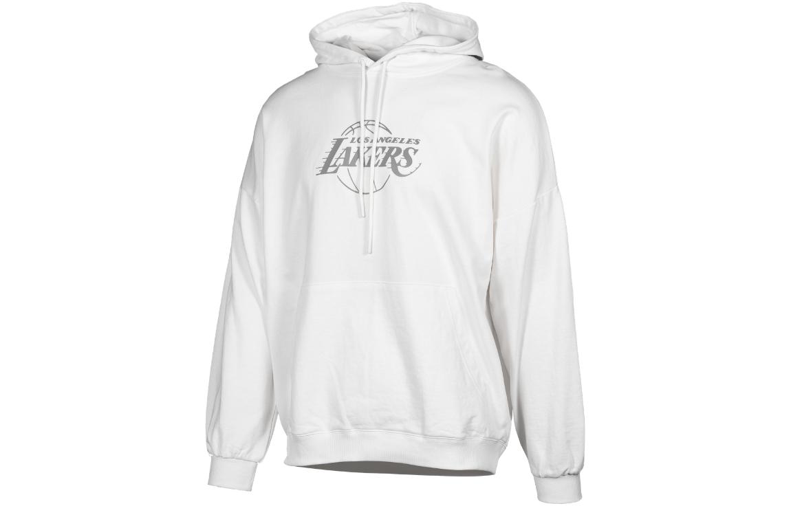 NBA Lakers LeBron James Pullover Casual Sweatshirt White () LWAPSP22HD12361LAL