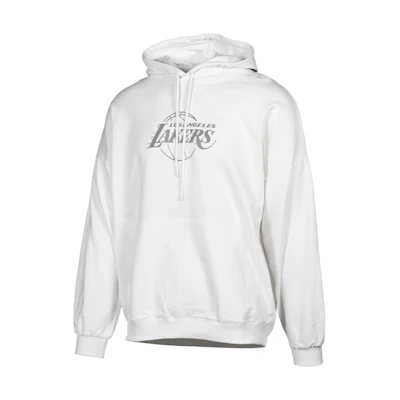 NBA Lakers LeBron James Pullover Casual Sweatshirt White () LWAPSP22HD12361LAL