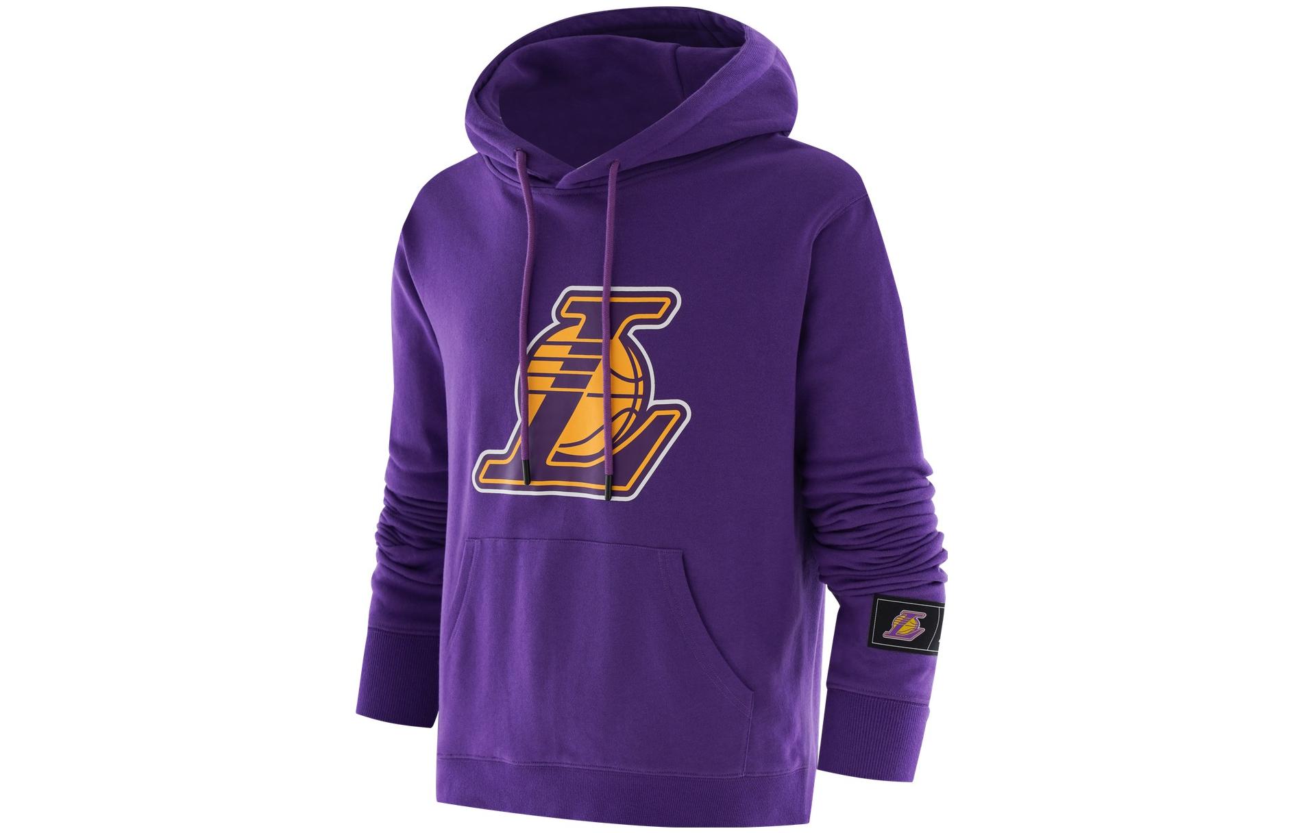 NBA Lakers Purple Hoodie Unisex Pullover Long-Sleeve Sweatshirt F3APSP22HD11835LAL