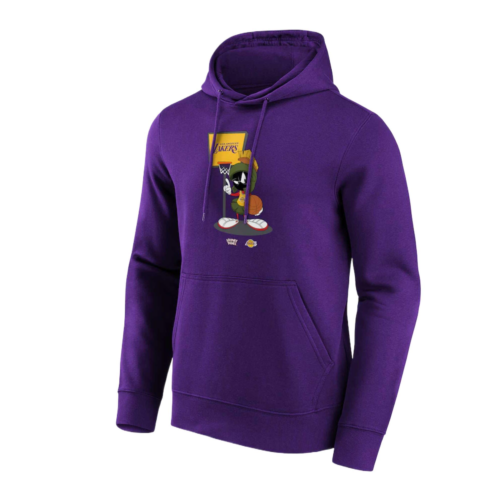 NBA Lakers Looney Tunes Marvin the Martian Deep Purple Hoodie Fashionable & Comfy 13327469