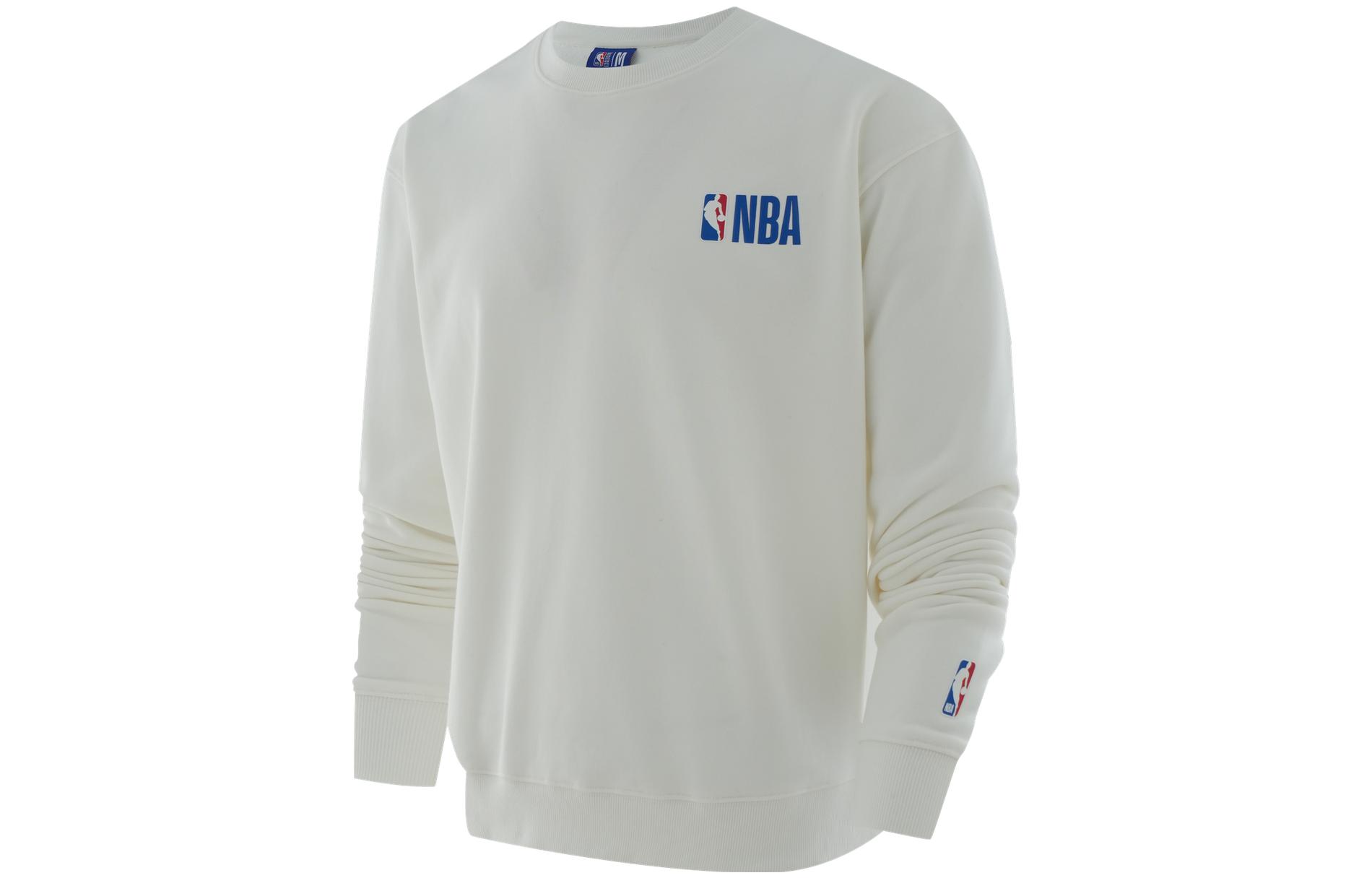 NBA League Team White Crewneck Pullover Sweatshirt Unisex Casual Sportswear F3APFA22CR13685NBA