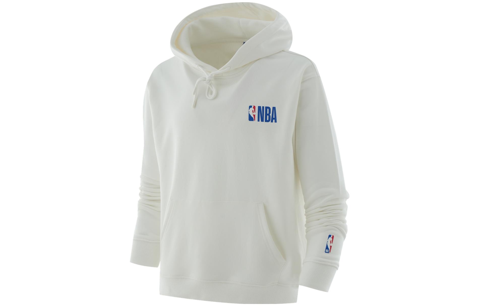 NBA League Team White Pullover Hoodie Casual Sportswear Long Sleeve F3APFA22HD13687NBA