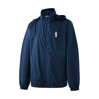 NBA Lightweight Water-Repellent Windbreaker Jacket Navy Blue APOTW00176NBA16
