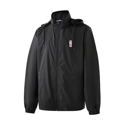 NBA Lightweight Water-Resistant Windbreaker Jacket - Black APOTW00176NBA01