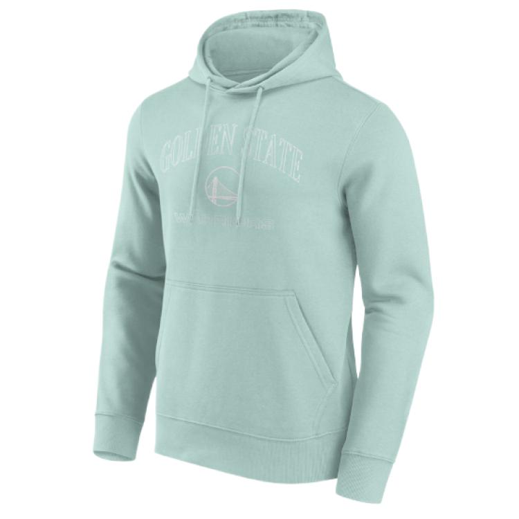 NBA Logo Print Mint Green Hoodie Long Sleeve Casual Sweater 201956728