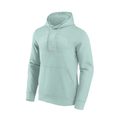 NBA Logo Print Mint Green Hoodie Long Sleeve Casual Sweater 201956728