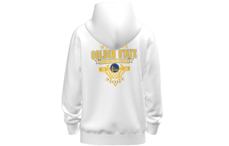NBA Logo Printed Long Sleeve Hoodie Unisex APHOD00033GSW25