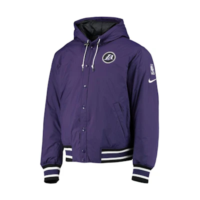 NBA Los Angeles Lakers City Edition Courtside Soft Jacket Men’s Black/Grey 13315729