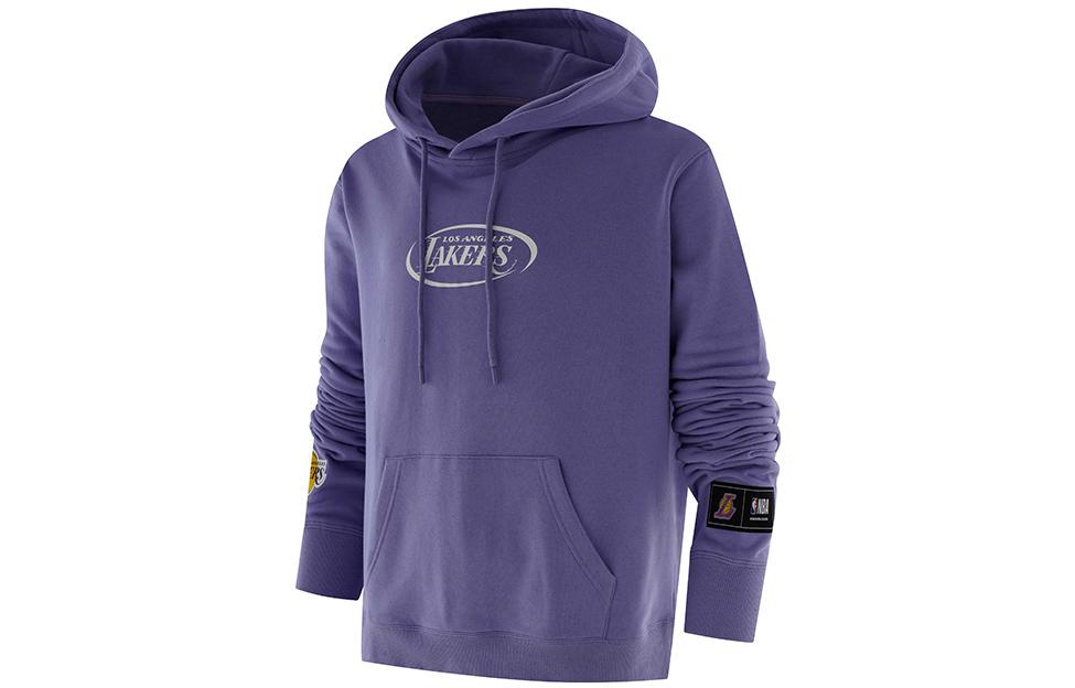 NBA Los Angeles Lakers Letter Hoodie Purple Unisex Casual Long Sleeve F3APSP22HD11856LAL